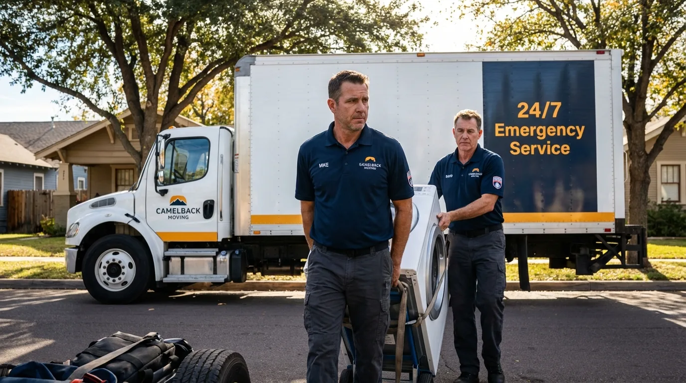 CamelBack Moving crew loading furniture in Sutter, CA