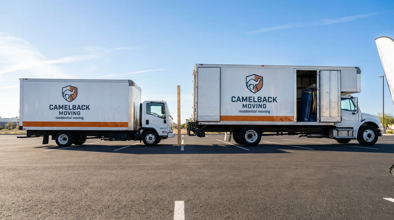 Moving truck size capacity guide in Sutter